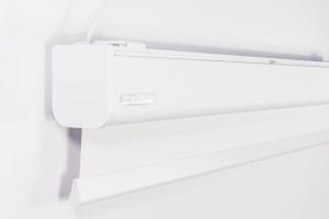 Tela Screenline Slim 250cm sem moldura (White Ice, 1:1)