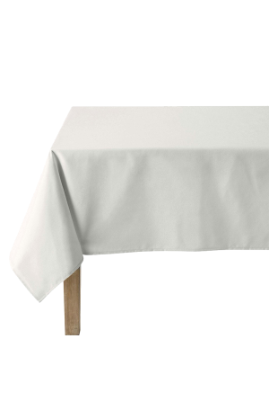 Coucke Nappe carrée en coton Cambrai Blanc 180x180 cm