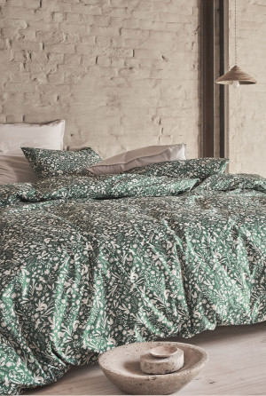 A demain Housse de couette en percale de coton Sous-bois 140x200 cm