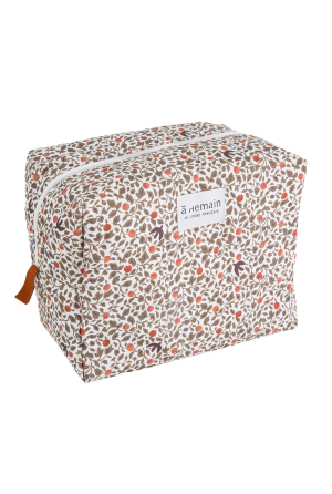 A demain Trousse de toilette en coton Cîmes Petit format 23x15 cm
