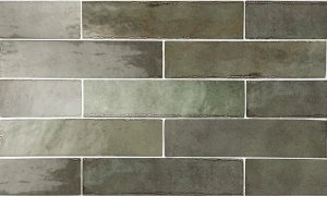 EQUIPE Tribeca Sage Green EQ 26876 Płytka Ścienna Cegiełka Połysk 6x24,6 G1