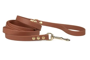 Wodoodporna Smycz dla psa miejska Biothane® Classic Brown 150 cm 9 mm