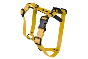 Wodoodporne Szelki dla psa Biothane® Mustard M - 25mm
