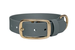 Wodoodporna Obroża dla małego psa Biothane® Dark Grey XS 20-28 cm 16 mm