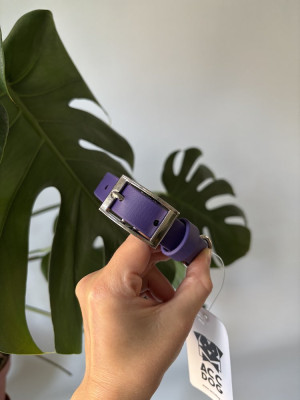 Obroża dla małego psa Biothane® Violet XS | 19 mm | 25-35 cm