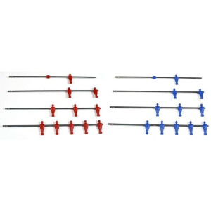 Τη?εσκ?πικές Μπάρες Για Π?δ?σφαιράκι Set 16mm Blue/red Assist Foot