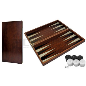 Backgammon Τάβ?ι Καρυδιά Deluxe New 48x50cm