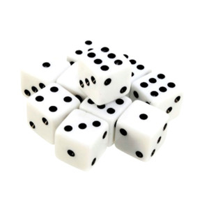 Ζάρια 10mm (10 Τεμάχια)