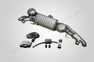 Komplett-Set Active Sound inkl. Audi SQ7 Endschalldämpfer und APP-Steuerung - Audi Q7 4M