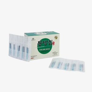 Igły do akupunktury DONG BANG ze stalowym uchwytem i prowadnicą 500 szt. - 0,25x50mm