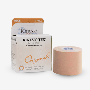 Kinesio Tex Classic - plastry tejpy tapy do kinesiology tapingu (5cm x 4m) - beżowy