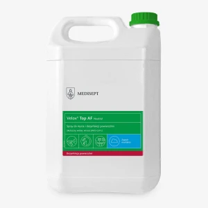 Velox Top AF Medisept - płyn do dezynfekcji powierzchni i sprzętu medycznego 5L - neutral