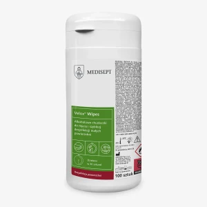 Velox Wipes Medisept - chusteczki do dezynfekcji powierzchni i sprzętu medycznego tuba 100 szt.
