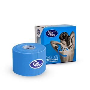 Cure Tape Classic - plastry tejpy tapy do kinesiology tapingu (5cm x 5m) - niebieski