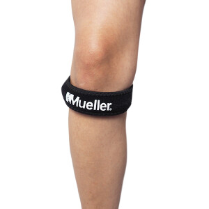 Opaska na kolano | Opaska podrzepkowa dla skoczków Mueller - czarna