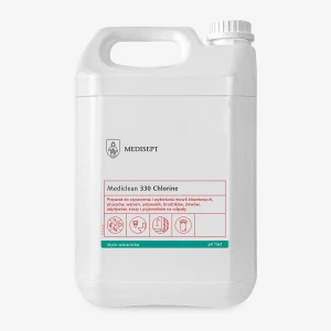 Mediclean 330 Chlorine Medisept - preparat do czyszczenia i wybielania powierzchni sanitarnych 5L