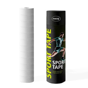 Zestaw 12 szt. tejpów sztywnych FASCIQ® Athletic Sport Tape (2,5cm x 13,7m)