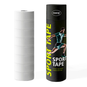 Zestaw 8 szt. tejpów sztywnych FASCIQ® Athletic Sport Tape (3,8cm x 13,7m)