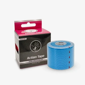 Action Tape 5E - plastry tejpy tapy do kinesiology tapingu (5 cm x 5 m) - jasnoniebieski
