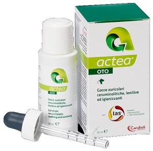 Candioli Veterinari Actea Oto Candioli Emulsione Otologica Cani e Gatti 30 ml