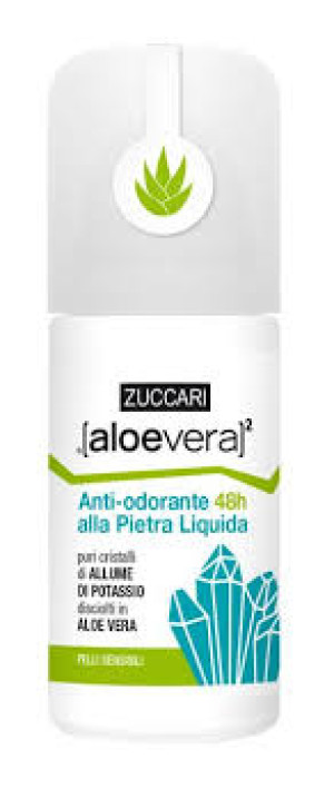 Zuccari Aloevera2 Antiodorante alla Pietra Liquida Roll On 50 ml