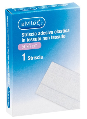 Alvita Striscia Adesiva Garza TNT 50cmx8cm