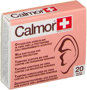 theras_consumer_health Calmor Tappi Auricolari in Cera contro il Rumore 20 pezzi