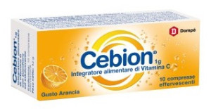bracco_divfarmaceutica Cebion Effervescente Vitamina C Gusto Arancia 10 Compresse