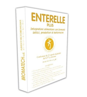 Bromatech Enterelle Plus Integratore Probiotici 12 capsule