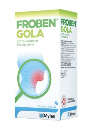 Abbott Froben gola collutorio flurbiprofene 0,25%