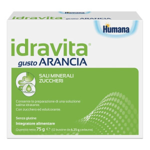 Humana Idravita Gusto Arancia Integratore Reidratante 12 Bustine