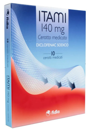 Fidia Farmaceutici Itami 10 Cerotti Antinfiammatori Medicati 140 mg