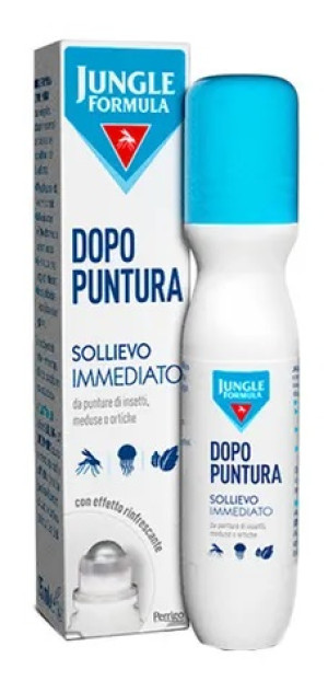perrigo Jungle Roll On Dopopuntura Rinfrescante Zanzare e Meduse 15 ml