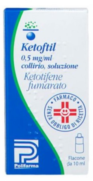 Farmigea Ketoftil Collirio Antistaminico Flacone 10 ml 0,5mg/ml