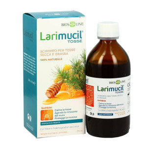 Biosline Larimucil Tosse Bambini Sciroppo per la Tosse Secca e Grassa