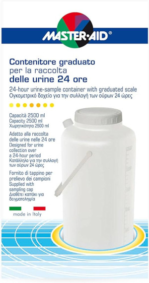 Master Aid Masteraid Contenitore per la Raccolta Urine 24 h 2,5 Litri