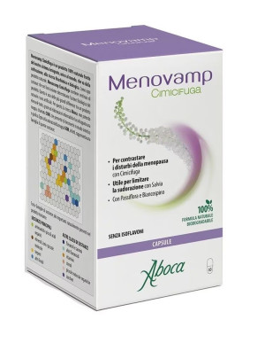 Aboca Menovamp Cimicifuga Integratore per la Menopausa 60 capsule