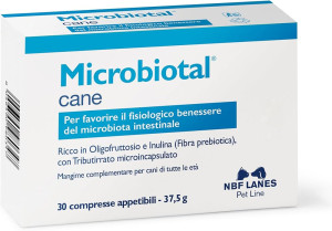 N.B.F. Lanes Microbiotal Cane Integratore Veterinario 30 compresse
