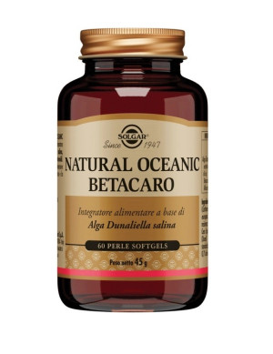Solgar Natural Oceanic Betacaro 60 Perle Nuovo Formato