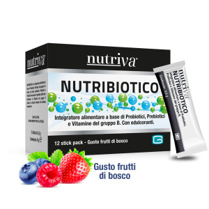 Nutriva Nutribiotico Probiotici e Prebiotici 12 stick pack
