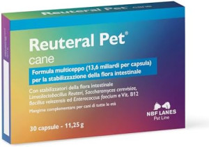 N.B.F. Lanes Reuteral Pet Cane Flora intestinale 30 capsule