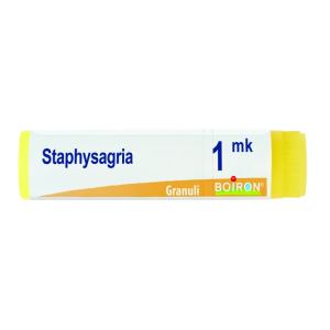 Boiron Staphysagria 1000 k globuli dose unica 1 grammo