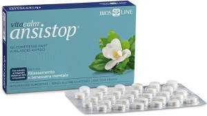 Biosline Vitacalm Ansistop Integratore per l'Ansia 60 compresse