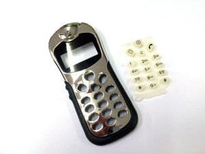 Gehäuseschale Alcatel Easy DB, chrom