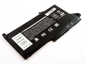 Akku für Dell Latitude 12, 12 7000, 12 7280, 12 7480, 7490, wie 451-BBZL, DJ1J0, 11,4 V, 3,65 Ah
