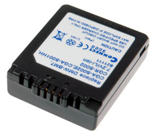 Akku für Panasonic -CGR-S002, Typ CGA-S002E, DMW-BM7, 500 mAh