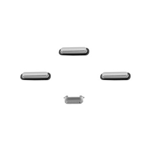 Tasten-Set (Lautstärke+ - , Lautlos, Power), passend für iPhone 6 Plus, schwarz