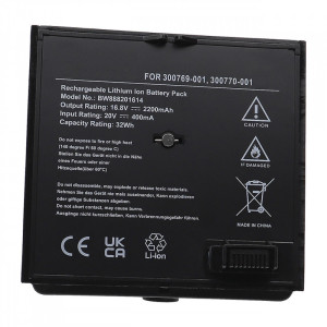 Akku für Bose Soundlink Air, SoundDock, 350160-1100, wie 300769-001, 300770-001, 16,8V, 2200mAh