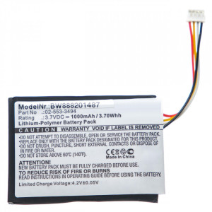 Akku für Harman Kardon Neo, wie 02-553-3494, 3,7 V, 1000 mAh, Li-Polymer
