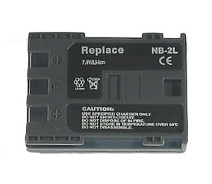 Akku für Canon IVIS HG10, Typ NB-2L, NB-2LH, P38, 600 mAh